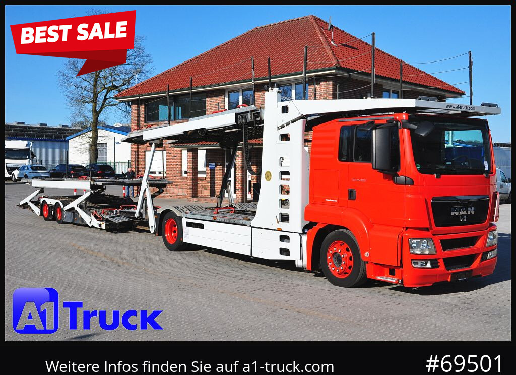 MAN 18.400 TGX, Autotransporter Kässbohrer, - משאית הובלה אוטומטית: תמונה 1 MAN 18.400 TGX, Autotransporter Kässbohrer, - משאית הובלה אוטומטית: תמונה 1