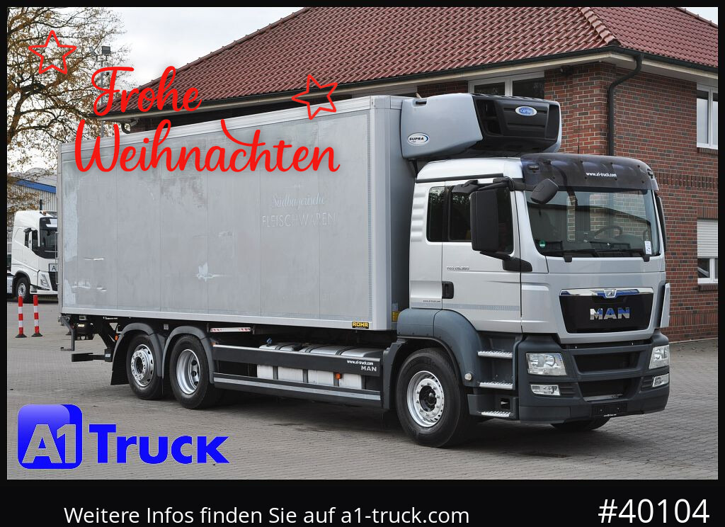 MAN TGS 26.360, Carrier 1150 Rolltor+ LBW, Liftachse, - משאית קירור: תמונה 1 MAN TGS 26.360, Carrier 1150 Rolltor+ LBW, Liftachse, - משאית קירור: תמונה 1