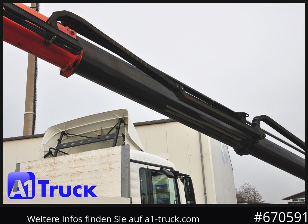 משאית צד נופל/ שטוחה, משאית מנוף MAN TGS 26.440,  Kran PK20.501L Lenkachse,: תמונה 14