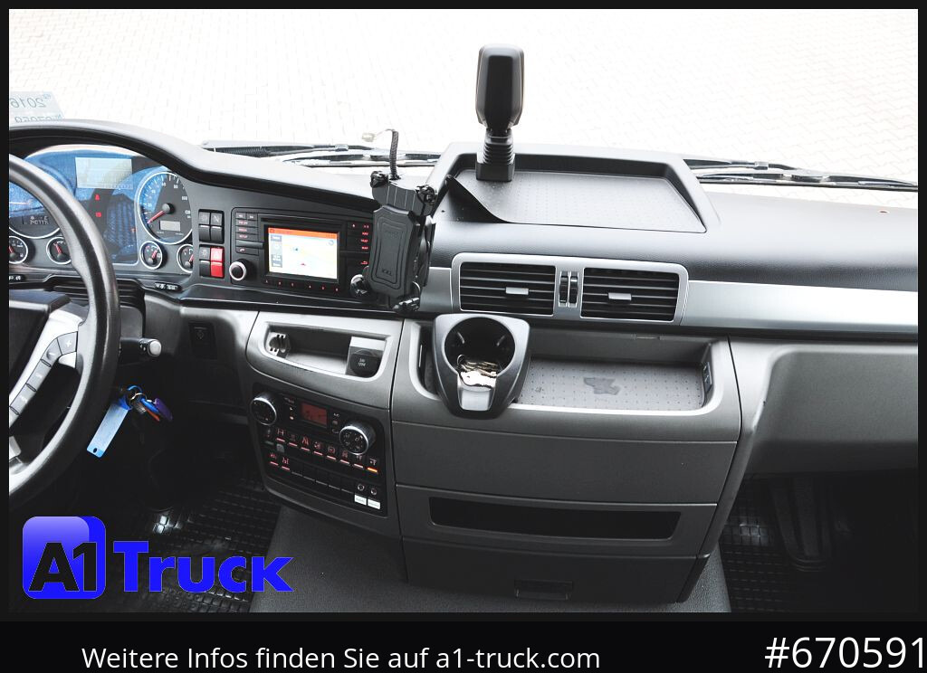 משאית צד נופל/ שטוחה, משאית מנוף MAN TGS 26.440,  Kran PK20.501L Lenkachse,: תמונה 5