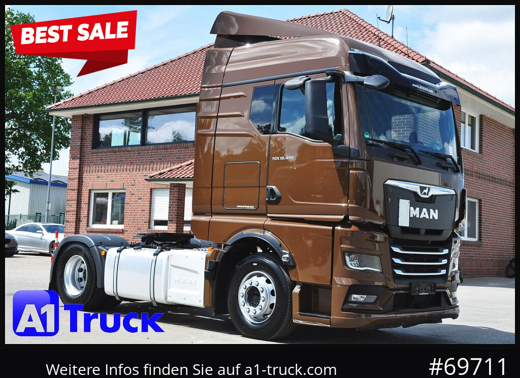 MAN TGX 18,480 BLS Intarder Standklima, Soundsystem - יחידת טרקטור: תמונה 1 MAN TGX 18,480 BLS Intarder Standklima, Soundsystem - יחידת טרקטור: תמונה 1