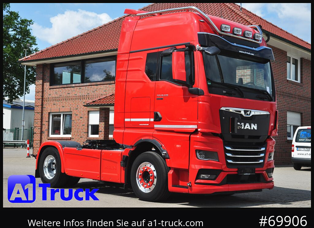 MAN TGX 18,520 LL, SZM. Alufelgen, TV, Navi, Top Ausstattung - יחידת טרקטור: תמונה 1 MAN TGX 18,520 LL, SZM. Alufelgen, TV, Navi, Top Ausstattung - יחידת טרקטור: תמונה 1