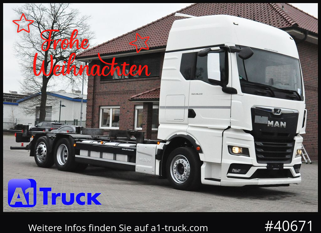MAN TGX, 26,510, Multiwechsleer 2x AHK, Intarder, - מוביל מכולות/ משאית החלפת גוף: תמונה 1 MAN TGX, 26,510, Multiwechsleer 2x AHK, Intarder, - מוביל מכולות/ משאית החלפת גוף: תמונה 1
