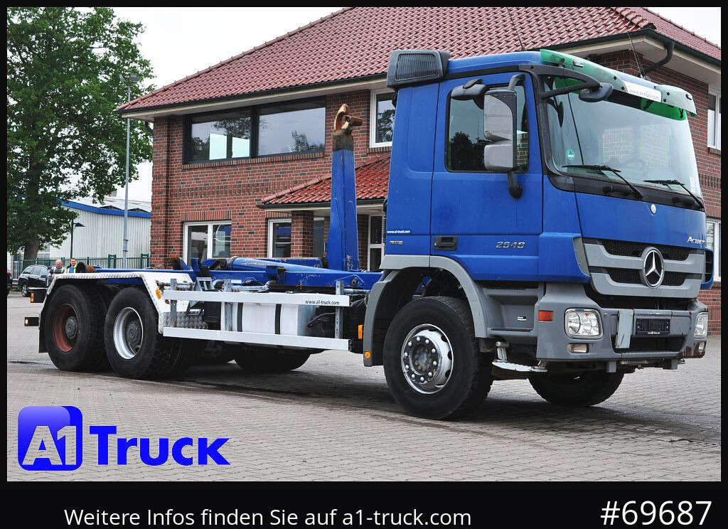 MERCEDES-BENZ Actros 2646 BL 6x4 MP3, Meiller 20.65, Lift - משאית הרמת וו: תמונה 1 MERCEDES-BENZ Actros 2646 BL 6x4 MP3, Meiller 20.65, Lift - משאית הרמת וו: תמונה 1