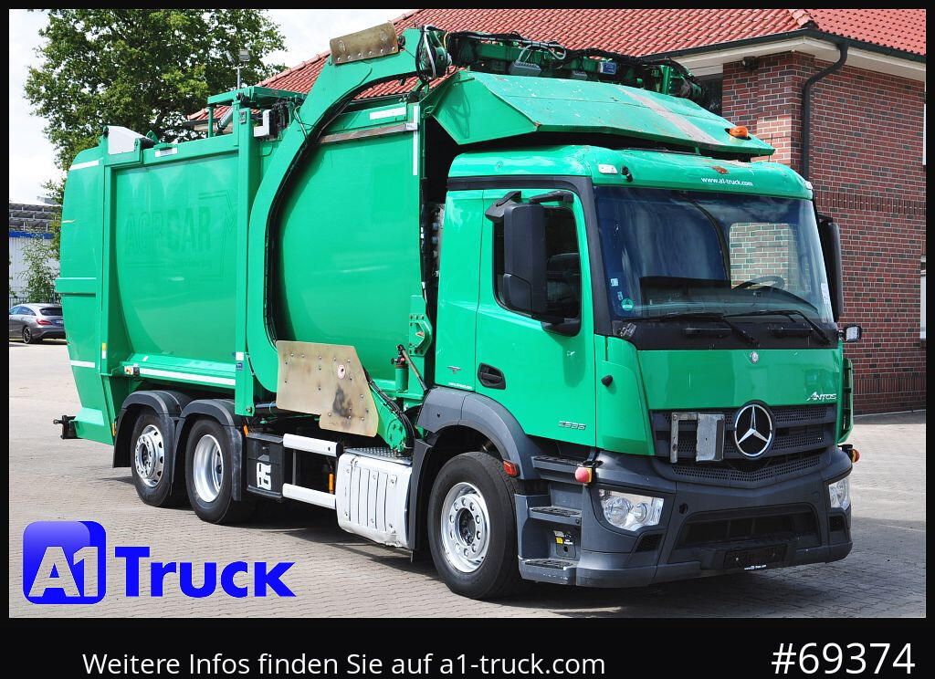 MERCEDES-BENZ Antos 2533, HS Millenium XXL37 Überkopflader, - משאית אשפה: תמונה 1 MERCEDES-BENZ Antos 2533, HS Millenium XXL37 Überkopflader, - משאית אשפה: תמונה 1
