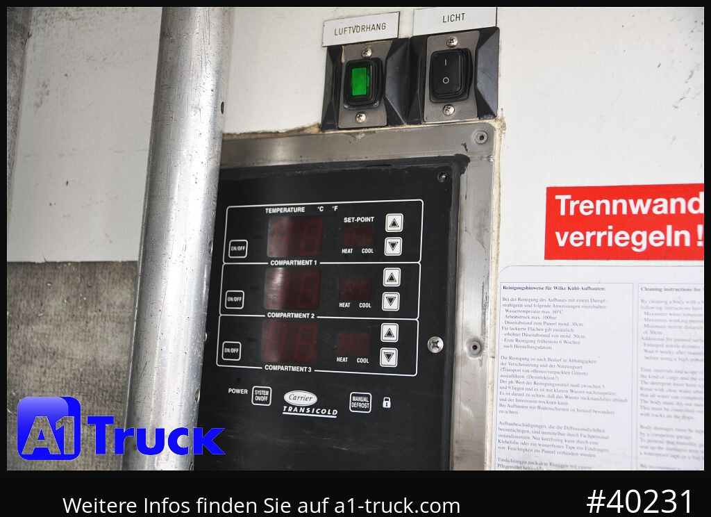 MERCEDES-BENZ Atego 1222, Kühlkoffer, Carrier Supra 850 Mt, LBW - משאית קירור: תמונה 2 MERCEDES-BENZ Atego 1222, Kühlkoffer, Carrier Supra 850 Mt, LBW - משאית קירור: תמונה 2