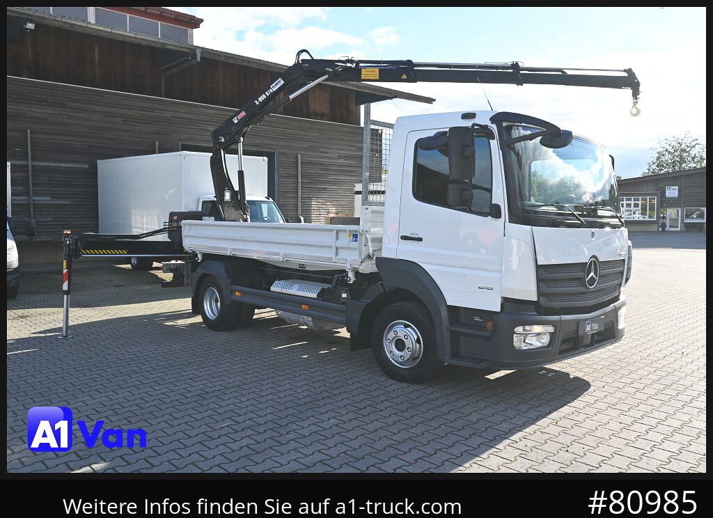 MERCEDES-BENZ Atego 816 Kipper Kran, Hiab, AHK, Klima - כלי רכב מסחרי מזהיר: תמונה 1 MERCEDES-BENZ Atego 816 Kipper Kran, Hiab, AHK, Klima - כלי רכב מסחרי מזהיר: תמונה 1