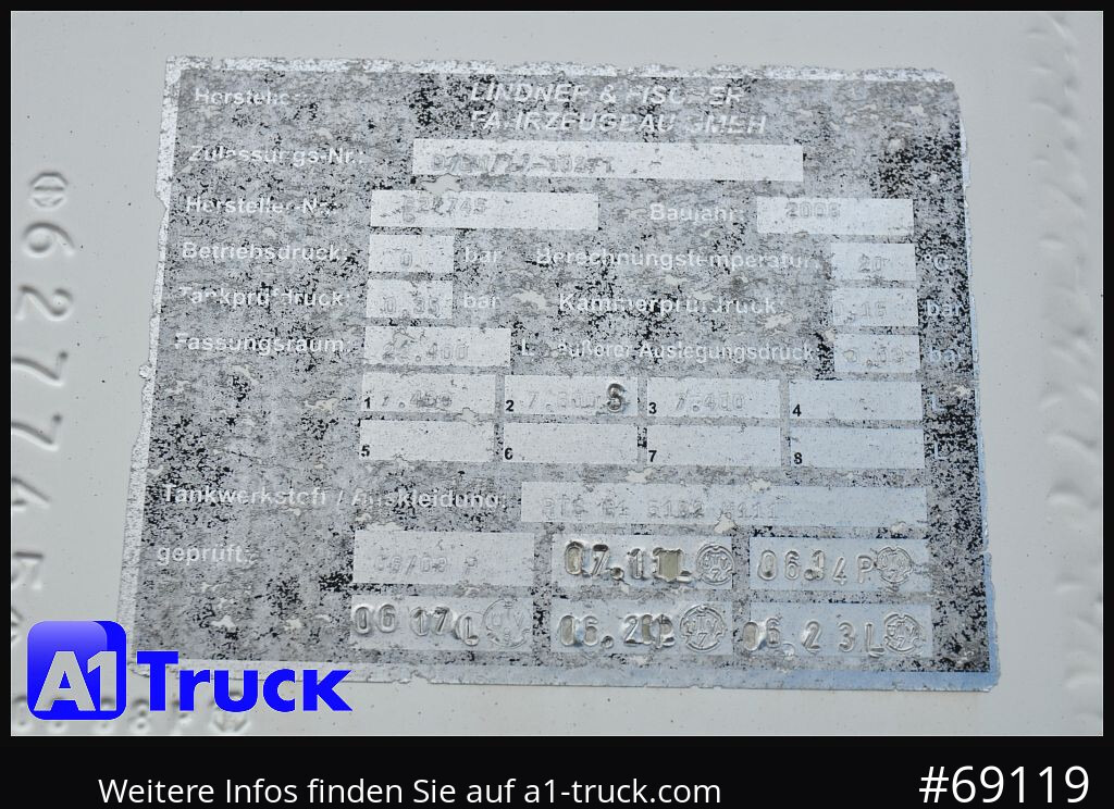 Oben-Untenbef. 22.400 Ltr. 3 KA - קרון נגרר עם מכל: תמונה 3 Oben-Untenbef. 22.400 Ltr. 3 KA - קרון נגרר עם מכל: תמונה 3