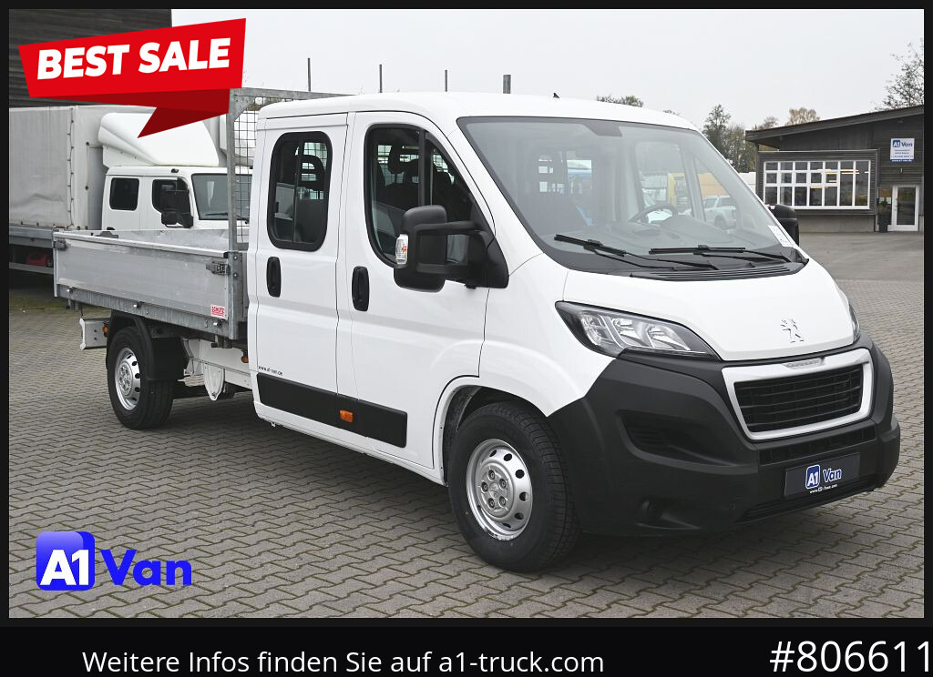 PEUGEOT Boxer Doka Kipper, AHK, Klima, Standheizung - משאית: תמונה 1 PEUGEOT Boxer Doka Kipper, AHK, Klima, Standheizung - משאית: תמונה 1