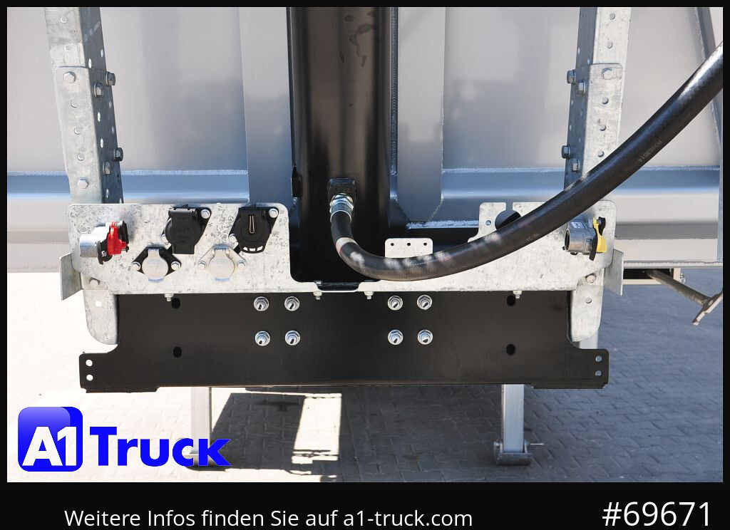 REISCH RHKS, Alu-Kippmulde 52m³, Kombitüren, Alufelgen, Liftachse, - סמיטריילר עם מזהיר: תמונה 4 REISCH RHKS, Alu-Kippmulde 52m³, Kombitüren, Alufelgen, Liftachse, - סמיטריילר עם מזהיר: תמונה 4