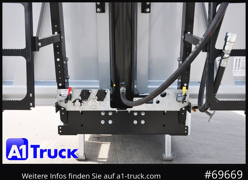 REISCH RHKS, Alu-Kippmulde 52m³, Miete - סמיטריילר עם מזהיר: תמונה 4 REISCH RHKS, Alu-Kippmulde 52m³, Miete - סמיטריילר עם מזהיר: תמונה 4