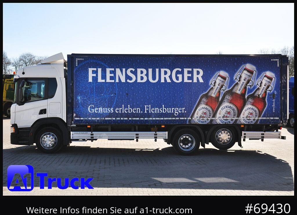 משאית משקאות SCANIA P 320 P 6x2,, Getränke, Lenkachse, LBW: Dhollandia DHLM 30: תמונה 12