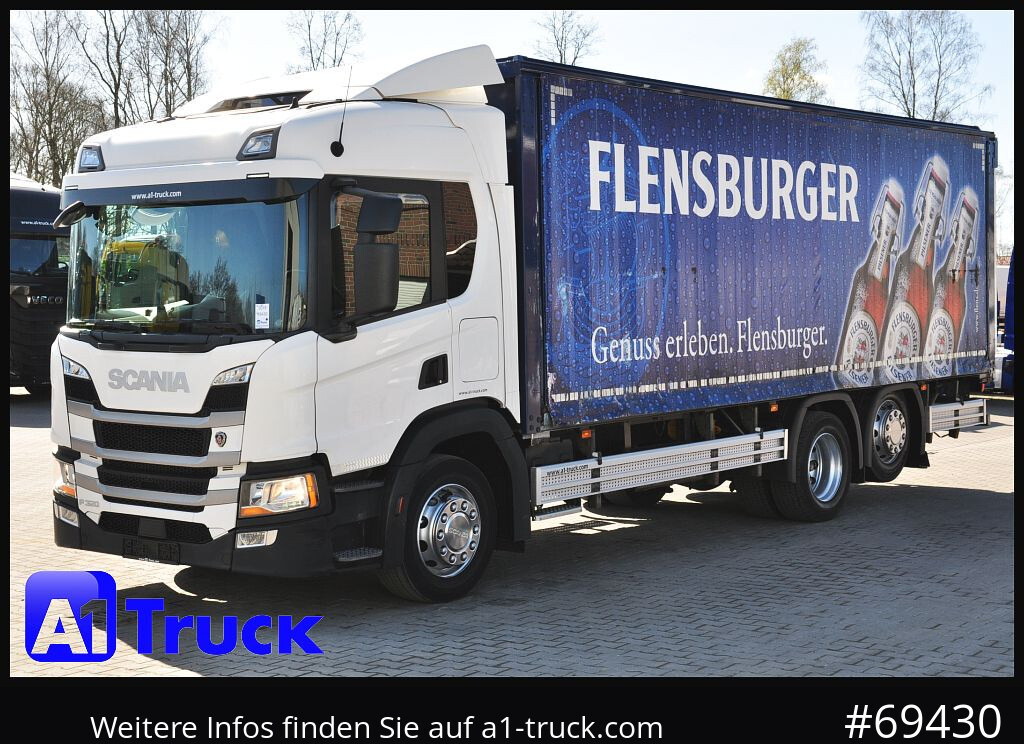 משאית משקאות SCANIA P 320 P 6x2,, Getränke, Lenkachse, LBW: Dhollandia DHLM 30: תמונה 13