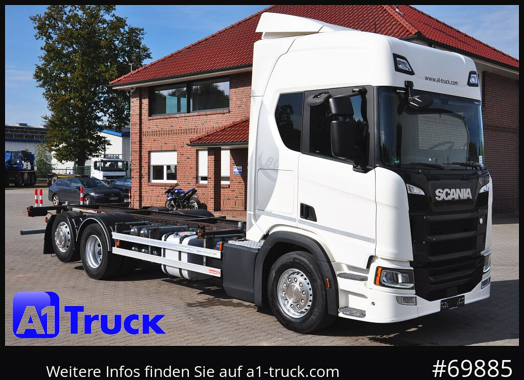 SCANIA R 450, Midi 7,82, Lenkachse, 1 Vorbesitzer - מוביל מכולות/ משאית החלפת גוף: תמונה 1 SCANIA R 450, Midi 7,82, Lenkachse, 1 Vorbesitzer - מוביל מכולות/ משאית החלפת גוף: תמונה 1