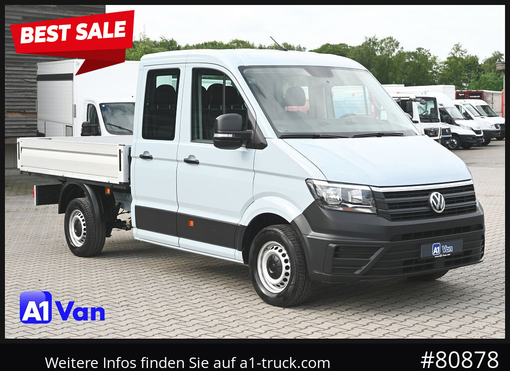 VOLKSWAGEN Crafter 35 Pritsche Doka, AHK, 7-Sitzer, Heckantrieb - כלי רכב מסחרי במיטה שטוחה, כלי רכב מסחרי קומבי: תמונה 1 VOLKSWAGEN Crafter 35 Pritsche Doka, AHK, 7-Sitzer, Heckantrieb - כלי רכב מסחרי במיטה שטוחה, כלי רכב מסחרי קומבי: תמונה 1
