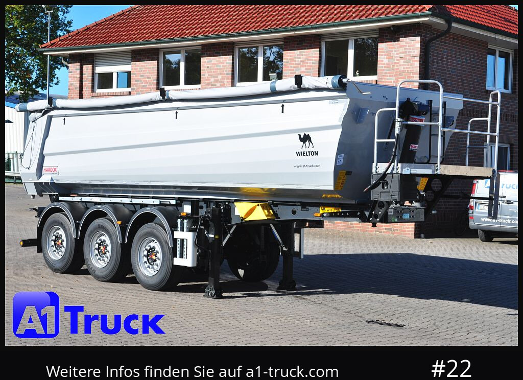 WIELTON Wielton 26m³ Strong Master Stahl - סמיטריילר עם מזהיר: תמונה 1 WIELTON Wielton 26m³ Strong Master Stahl - סמיטריילר עם מזהיר: תמונה 1