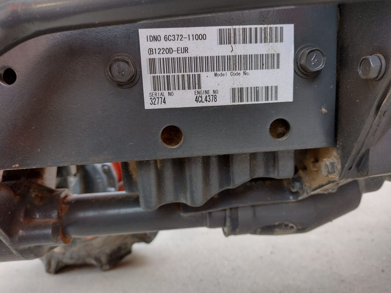 Kubota B1220 - טרקטור קומפקטי: תמונה 3 Kubota B1220 - טרקטור קומפקטי: תמונה 3