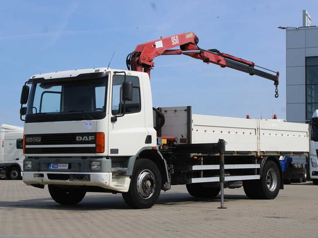 DAF CF 240, CRANE HMF 953 K2, PNEU 80% - משאית מנוף: תמונה 1 DAF CF 240, CRANE HMF 953 K2, PNEU 80% - משאית מנוף: תמונה 1