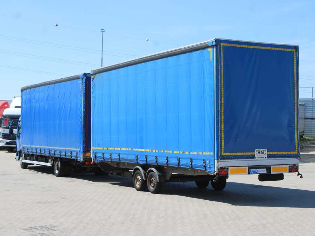 DAF FA LF 45, EURO 5, TYRES 80% + AGADOS TRAILER - משאית וילונות צד: תמונה 5 DAF FA LF 45, EURO 5, TYRES 80% + AGADOS TRAILER - משאית וילונות צד: תמונה 5