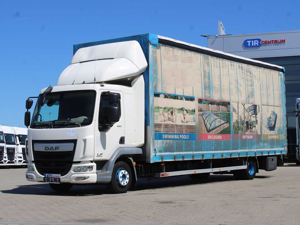 DAF LF 250 FA, EURO 6 - משאית וילונות צד: תמונה 1 DAF LF 250 FA, EURO 6 - משאית וילונות צד: תמונה 1