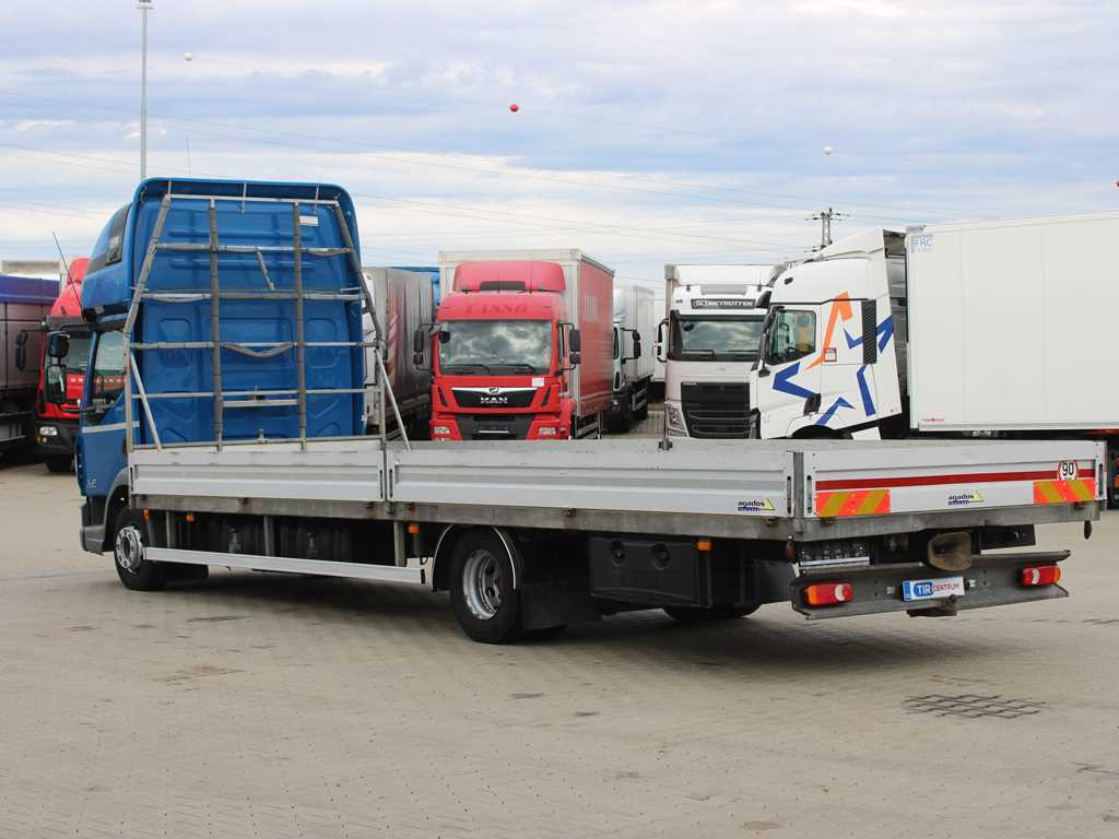 DAF LF 260, SLEEPING BODY, EURO 6, TIRES 80% - משאית צד נופל/ שטוחה: תמונה 5 DAF LF 260, SLEEPING BODY, EURO 6, TIRES 80% - משאית צד נופל/ שטוחה: תמונה 5