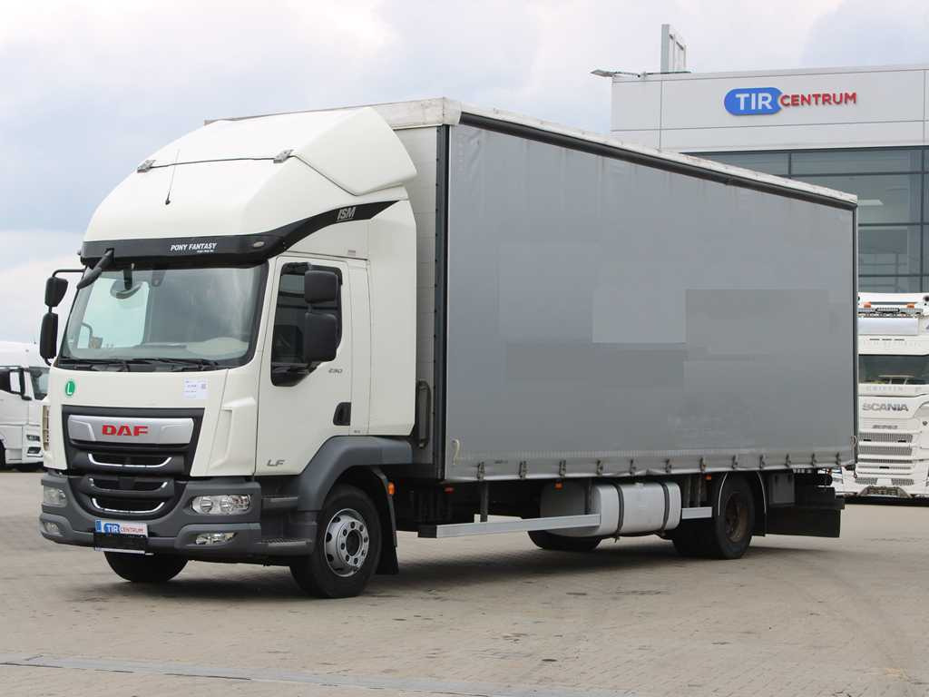 DAF LF 290 FA, EURO 6, SLEEPING BODY - משאית וילונות צד: תמונה 1 DAF LF 290 FA, EURO 6, SLEEPING BODY - משאית וילונות צד: תמונה 1