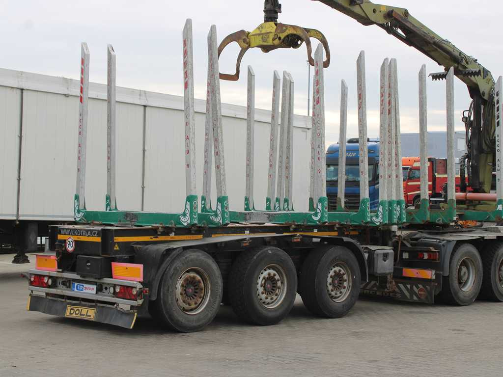 DOLL H3S-14H9, SAF AXLES, 2X LIFT AXLE, EXTENSION - סמיטריילר עץ: תמונה 4 DOLL H3S-14H9, SAF AXLES, 2X LIFT AXLE, EXTENSION - סמיטריילר עץ: תמונה 4