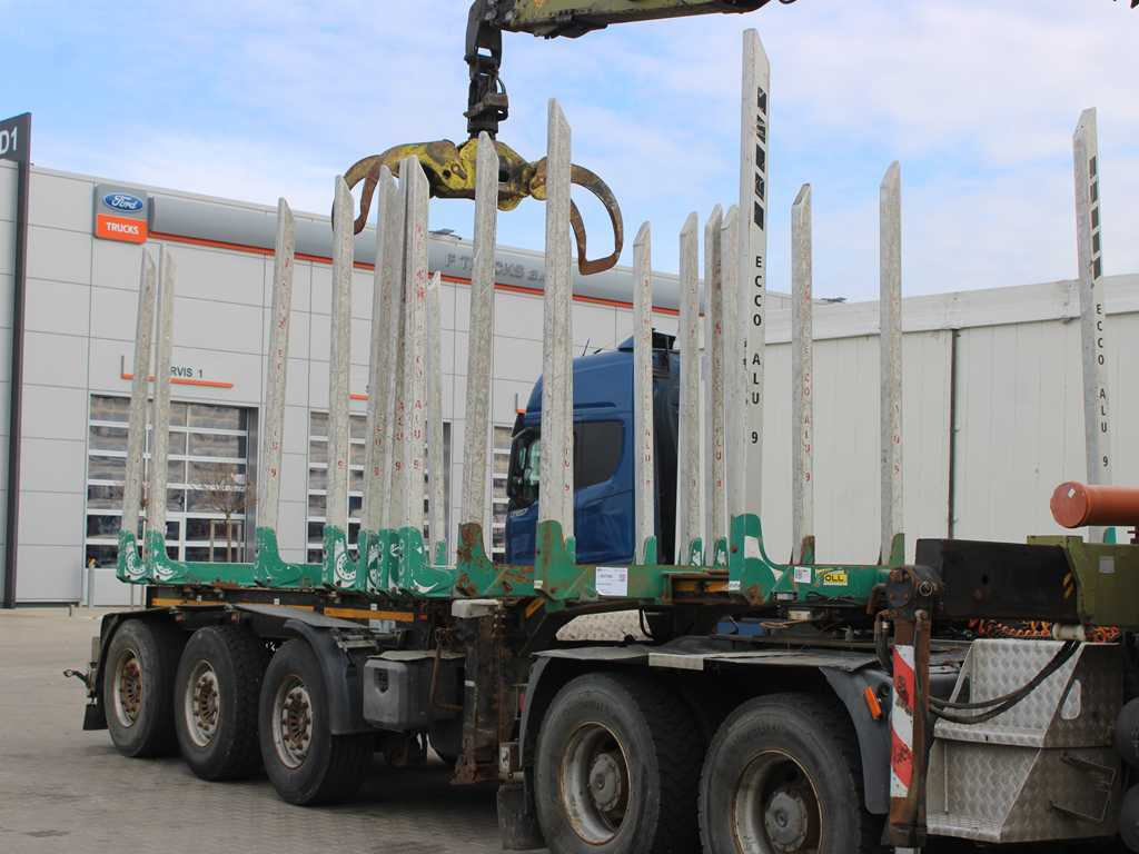 DOLL H3S-14H9, SAF AXLES, 2X LIFT AXLE, EXTENSION - סמיטריילר עץ: תמונה 3 DOLL H3S-14H9, SAF AXLES, 2X LIFT AXLE, EXTENSION - סמיטריילר עץ: תמונה 3