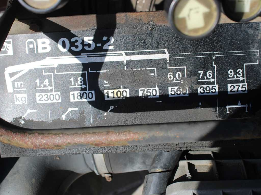 משאית צד נופל/ שטוחה, משאית מנוף Iveco EUROCARGO 100E17, EURO 3, CRANE HIAB 035-2: תמונה 9