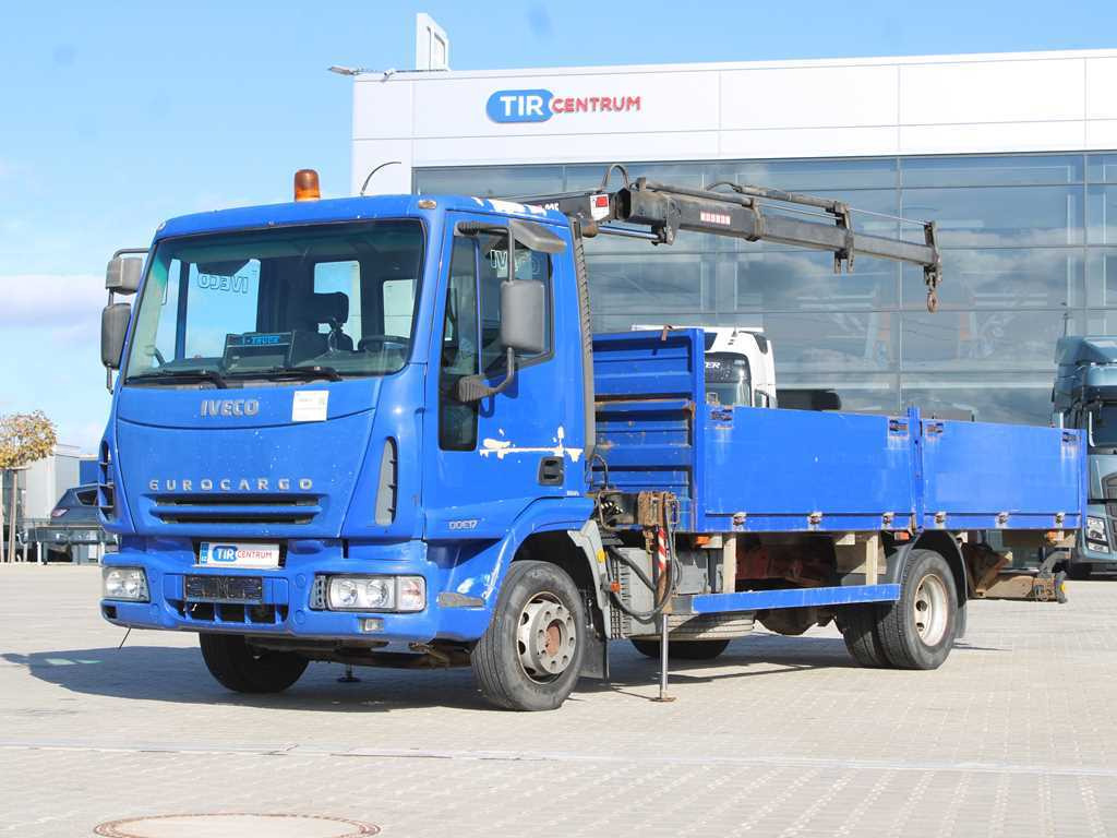 Iveco EUROCARGO 100E17, EURO 3, HYDRAULIC ARM HIAB 035-2 - משאית צד נופל/ שטוחה, משאית מנוף: תמונה 1 Iveco EUROCARGO 100E17, EURO 3, HYDRAULIC ARM HIAB 035-2 - משאית צד נופל/ שטוחה, משאית מנוף: תמונה 1