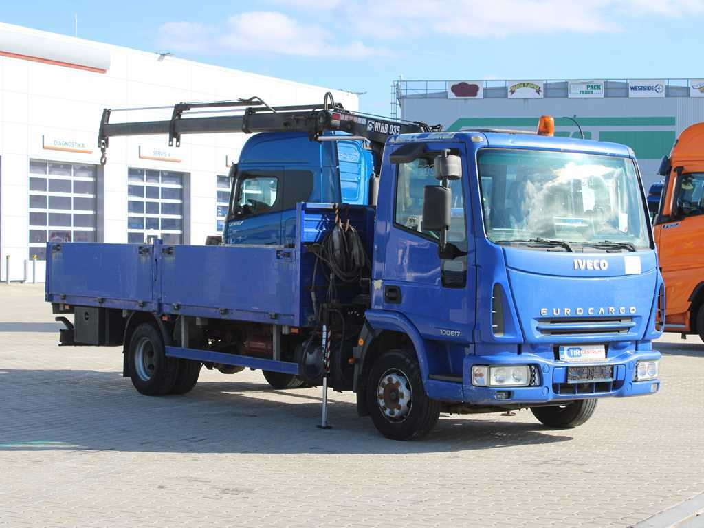 Iveco EUROCARGO 100E17, EURO 3, HYDRAULIC ARM HIAB 035-2 - משאית צד נופל/ שטוחה, משאית מנוף: תמונה 3 Iveco EUROCARGO 100E17, EURO 3, HYDRAULIC ARM HIAB 035-2 - משאית צד נופל/ שטוחה, משאית מנוף: תמונה 3