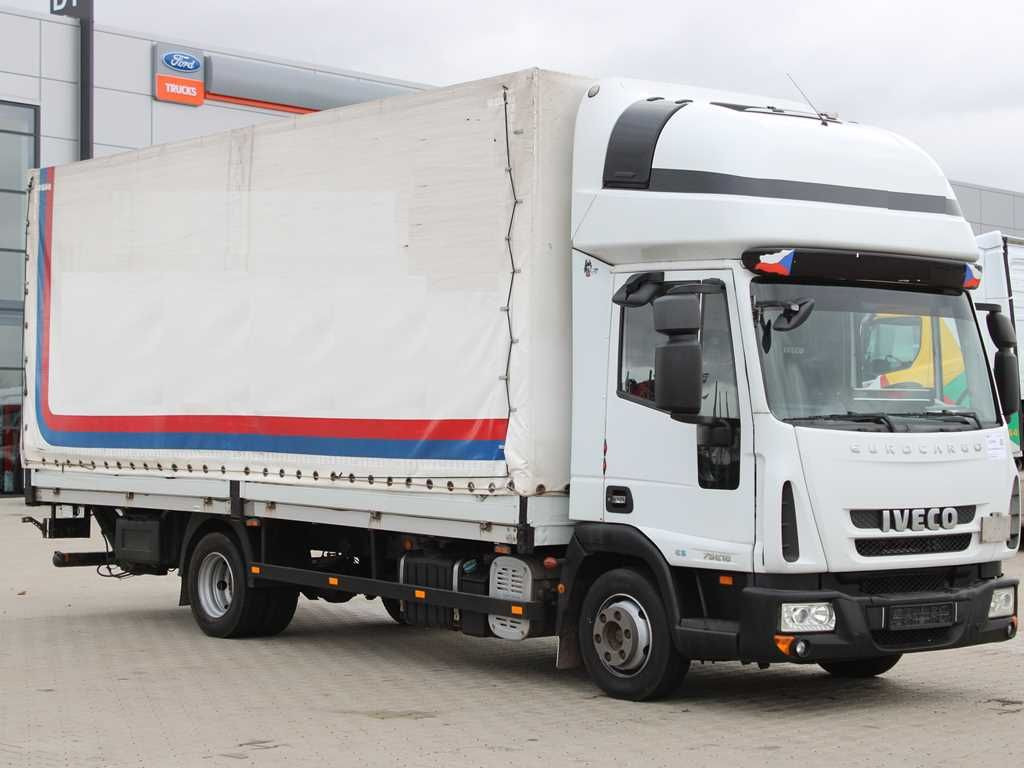 Iveco EUROCARGO 75E18, HYDRAULIC LIFT, SLEEPING CABIN Iveco EUROCARGO 75E18, TAIL LIFT, SLEEPING CABIN - משאית וילונות צד: תמונה 2 Iveco EUROCARGO 75E18, HYDRAULIC LIFT, SLEEPING CABIN Iveco EUROCARGO 75E18, TAIL LIFT, SLEEPING CABIN - משאית וילונות צד: תמונה 2