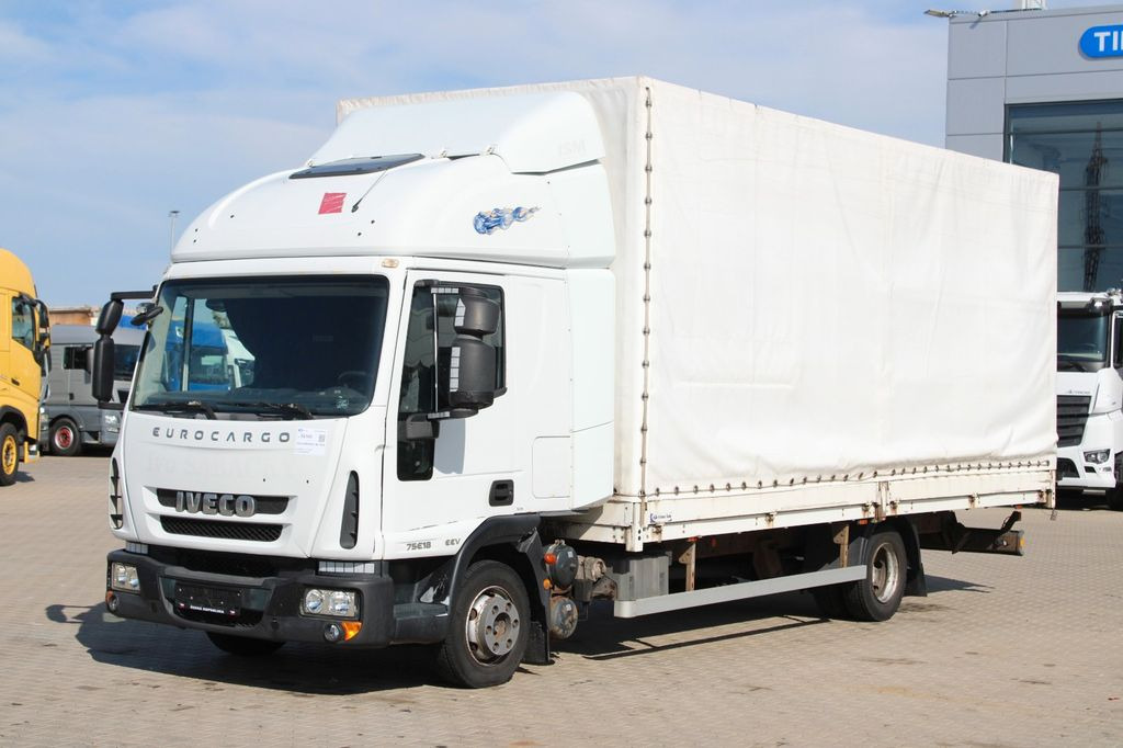 Iveco EUROCARGO ML 75E18, EURO 5EEV,PNEU 90%,SIDE-WALL - משאית וילונות צד: תמונה 1 Iveco EUROCARGO ML 75E18, EURO 5EEV,PNEU 90%,SIDE-WALL - משאית וילונות צד: תמונה 1