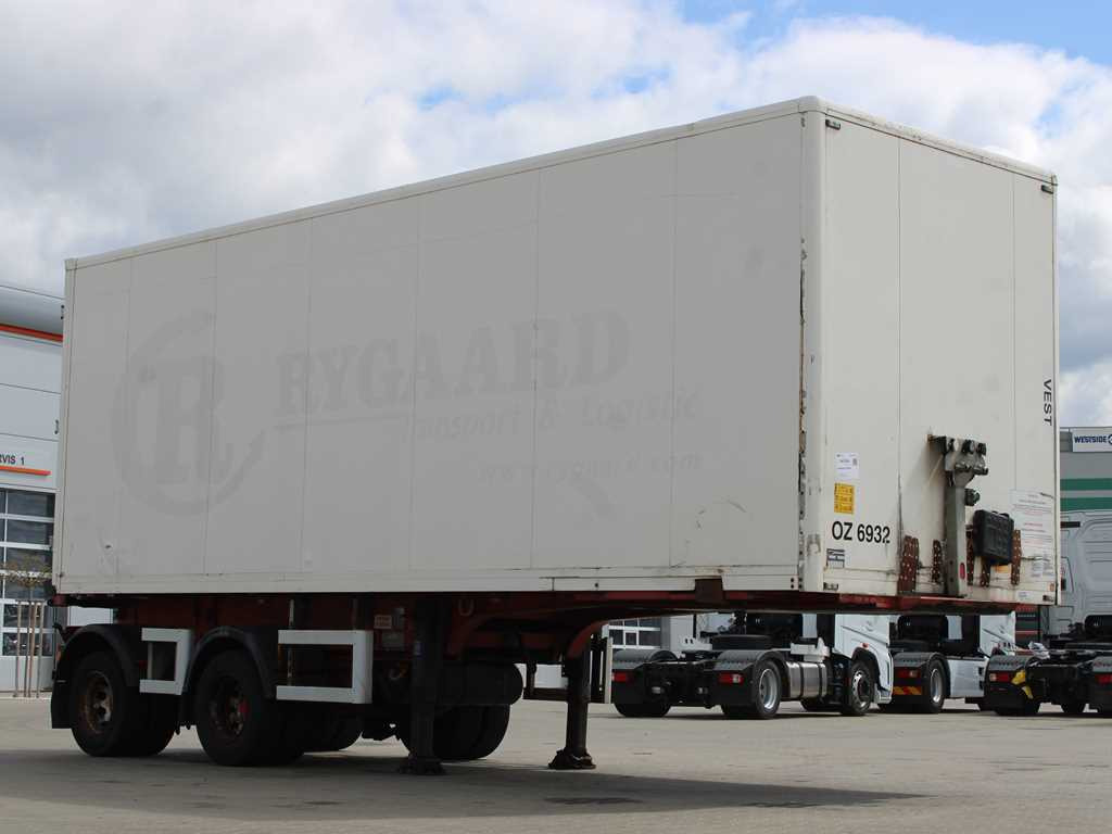 KEL-BERG E36S2, AXLES 10t, EXPANDABLE, SAF AXLES - סמיטריילר בתיבה סגורה: תמונה 3 KEL-BERG E36S2, AXLES 10t, EXPANDABLE, SAF AXLES - סמיטריילר בתיבה סגורה: תמונה 3