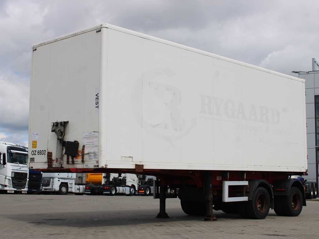 KEL-BERG E36S2, AXLES 10t, EXPANDABLE, SAF AXLES - סמיטריילר בתיבה סגורה: תמונה 1 KEL-BERG E36S2, AXLES 10t, EXPANDABLE, SAF AXLES - סמיטריילר בתיבה סגורה: תמונה 1