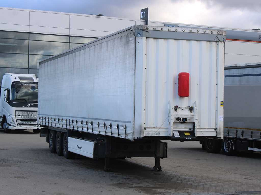 Krone SD, LIFT AXLE, 2X PALLET BASKET, MULTILOCK - סמיטריילר עם וילונות צד: תמונה 3 Krone SD, LIFT AXLE, 2X PALLET BASKET, MULTILOCK - סמיטריילר עם וילונות צד: תמונה 3