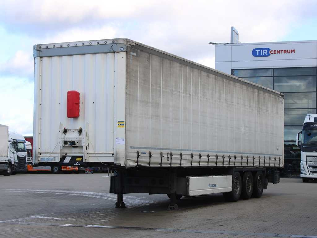 Krone SD, LIFT AXLE, 2X PALLET BASKET, MULTILOCK - סמיטריילר עם וילונות צד: תמונה 1 Krone SD, LIFT AXLE, 2X PALLET BASKET, MULTILOCK - סמיטריילר עם וילונות צד: תמונה 1