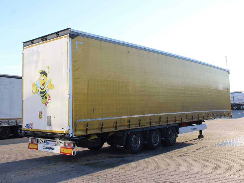 Krone SD, LIFTING AXLE, MULTILOCK, LIFTING ROOF, LOWDECK - סמיטריילר עם וילונות צד: תמונה 4 Krone SD, LIFTING AXLE, MULTILOCK, LIFTING ROOF, LOWDECK - סמיטריילר עם וילונות צד: תמונה 4