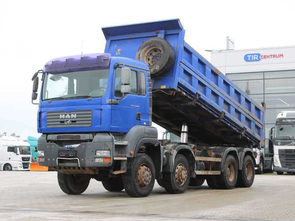 MAN TGA 41.480, 8X6, THREE SIDED, EURO 3, RETARDER, 17m³ - מזהיר: תמונה 1 MAN TGA 41.480, 8X6, THREE SIDED, EURO 3, RETARDER, 17m³ - מזהיר: תמונה 1