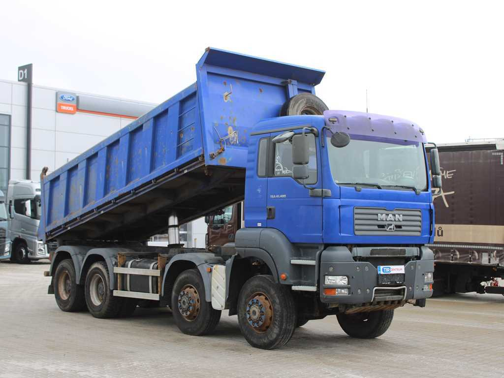 MAN TGA 41.480, 8X6, THREE SIDED, EURO 3, RETARDER, 17m³ - מזהיר: תמונה 3 MAN TGA 41.480, 8X6, THREE SIDED, EURO 3, RETARDER, 17m³ - מזהיר: תמונה 3