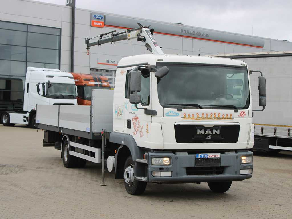 MAN TGL 8.220, EURO 5, SIDEBOARD, TIRES 80%, HYDRAULIC ARM TLC_38A.3 - משאית צד נופל/ שטוחה, משאית מנוף: תמונה 3 MAN TGL 8.220, EURO 5, SIDEBOARD, TIRES 80%, HYDRAULIC ARM TLC_38A.3 - משאית צד נופל/ שטוחה, משאית מנוף: תמונה 3