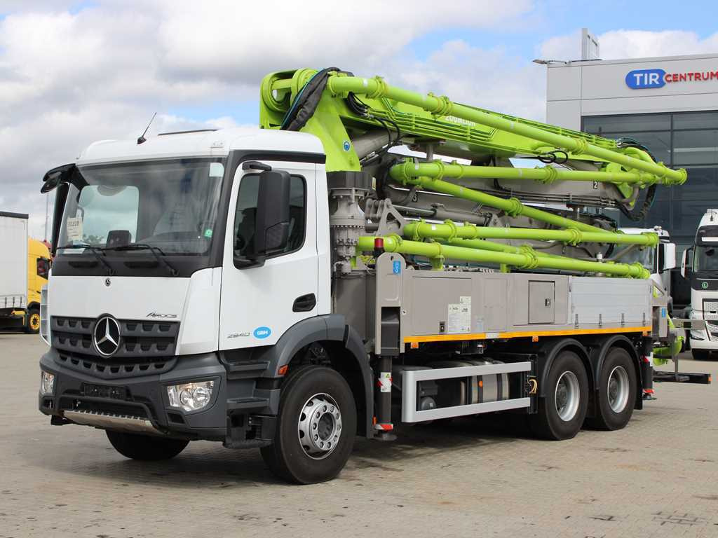 Mercedes-Benz ACTROS 2840, 6X4, Car pump ZOOMLION ZL36X-5Z - משאית משאבת בטון: תמונה 1 Mercedes-Benz ACTROS 2840, 6X4, Car pump ZOOMLION ZL36X-5Z - משאית משאבת בטון: תמונה 1