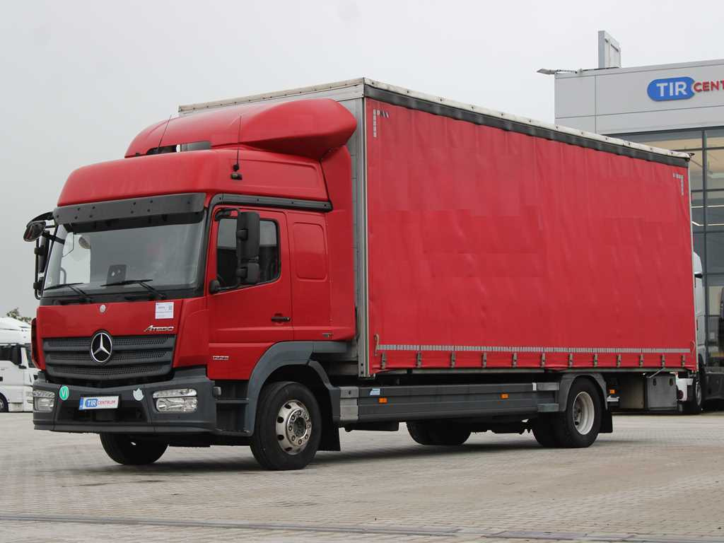 Mercedes-Benz ATEGO 1223, EURO 6, NAVIGATION, TIRES 80% - משאית וילונות צד: תמונה 1 Mercedes-Benz ATEGO 1223, EURO 6, NAVIGATION, TIRES 80% - משאית וילונות צד: תמונה 1