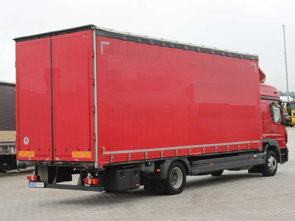 Mercedes-Benz ATEGO 1223, EURO 6, NAVIGATION, TIRES 80% - משאית וילונות צד: תמונה 3 Mercedes-Benz ATEGO 1223, EURO 6, NAVIGATION, TIRES 80% - משאית וילונות צד: תמונה 3