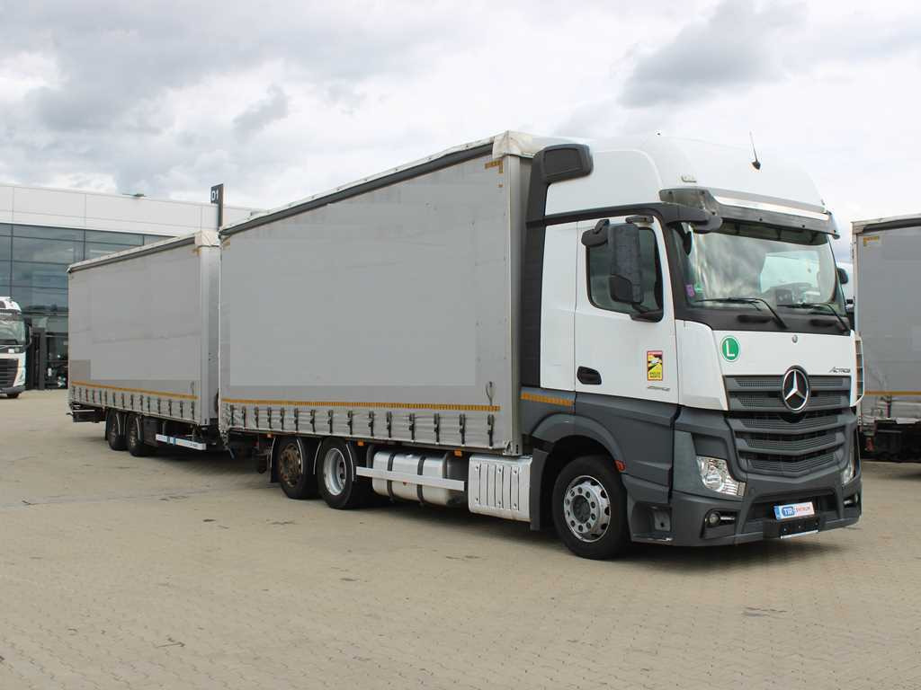 Mercedes-Benz Actros 2542, 6X2, LIFTING AXLE + PANAV TVK18M - משאית וילונות צד: תמונה 3 Mercedes-Benz Actros 2542, 6X2, LIFTING AXLE + PANAV TVK18M - משאית וילונות צד: תמונה 3
