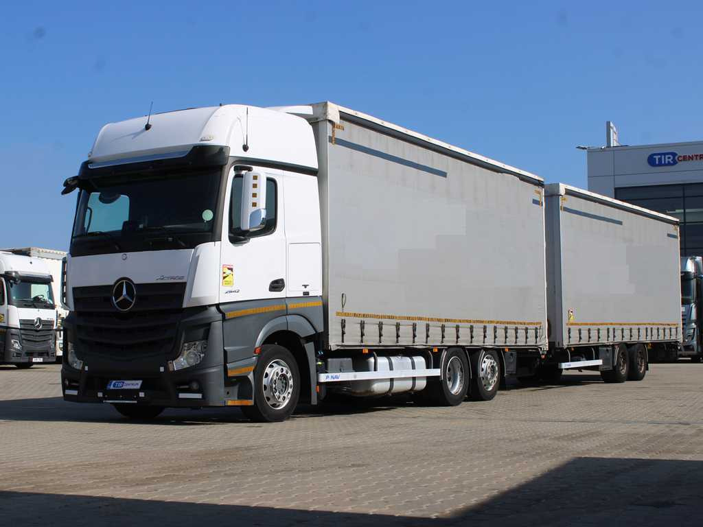 Mercedes-Benz Actros 2542, EURO 6, 6X2, AIR SUSPENSION + PANAV TV018M - משאית וילונות צד: תמונה 1 Mercedes-Benz Actros 2542, EURO 6, 6X2, AIR SUSPENSION + PANAV TV018M - משאית וילונות צד: תמונה 1