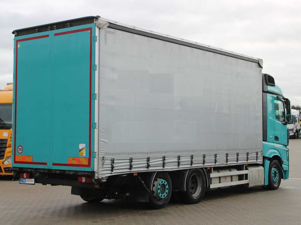 Mercedes-Benz Actros 2545, 6X2, EURO 6, AIR SUSPENSIONS - משאית וילונות צד: תמונה 3 Mercedes-Benz Actros 2545, 6X2, EURO 6, AIR SUSPENSIONS - משאית וילונות צד: תמונה 3