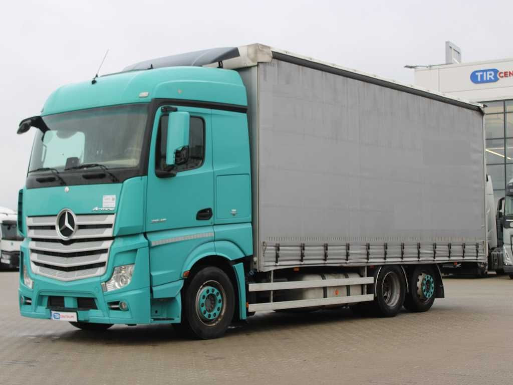 Mercedes-Benz Actros 2545, 6X2, EURO 6, AIR SUSPENSIONS - משאית וילונות צד: תמונה 1 Mercedes-Benz Actros 2545, 6X2, EURO 6, AIR SUSPENSIONS - משאית וילונות צד: תמונה 1