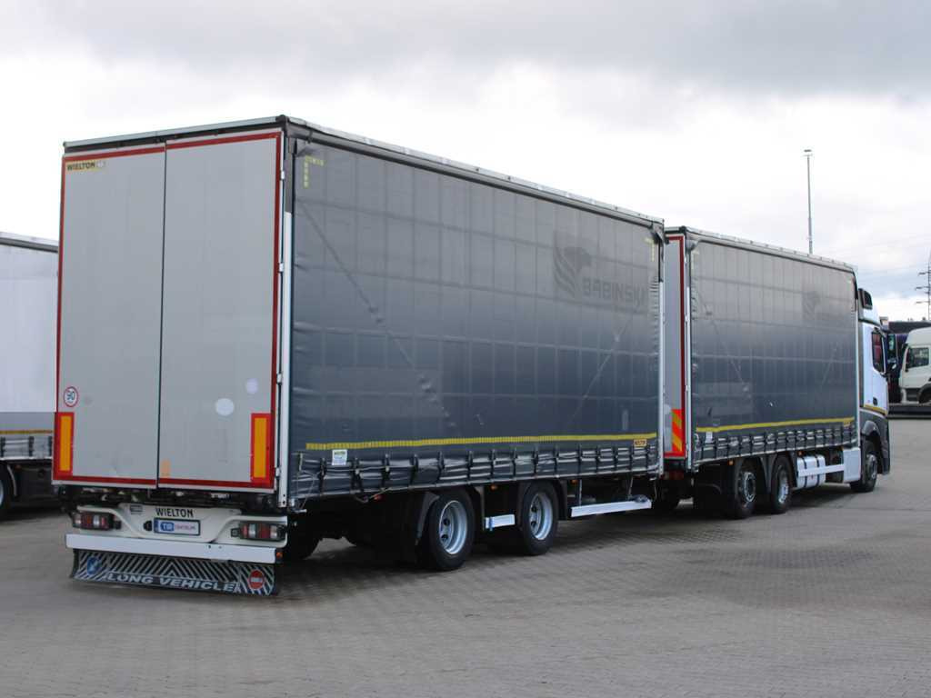 Mercedes-Benz Actros 2545, ROAD, LIFTING AXLE, AIR SUSPENSION, EURO 6 - משאית וילונות צד: תמונה 4 Mercedes-Benz Actros 2545, ROAD, LIFTING AXLE, AIR SUSPENSION, EURO 6 - משאית וילונות צד: תמונה 4