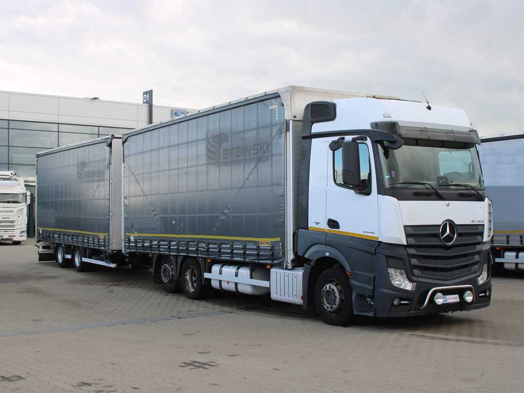 Mercedes-Benz Actros 2545, ROAD, LIFTING AXLE, AIR SUSPENSION, EURO 6 - משאית וילונות צד: תמונה 3 Mercedes-Benz Actros 2545, ROAD, LIFTING AXLE, AIR SUSPENSION, EURO 6 - משאית וילונות צד: תמונה 3